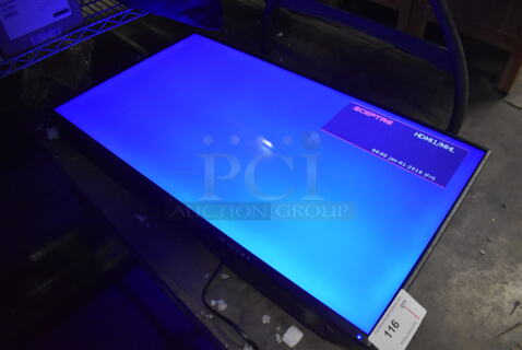 Sceptre H40 40" Television w/ Metal Wall Mount. 100-240 Volts, 1 Phase. Buyer Must Pick Up - We Will Not Ship This Item. Tested and Working!