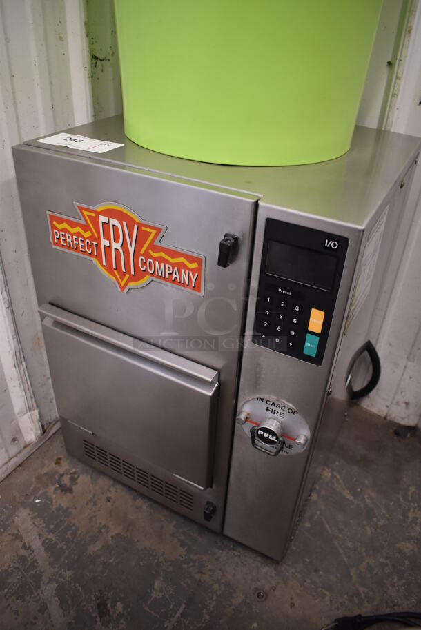 2018 Perfect Fry Company PFC5708 Stainless Steel Commercial Countertop Electric Powered Ventless Fryer. 208 Volts, 1 Phase. 17x16x23 - Image 2 of 6
