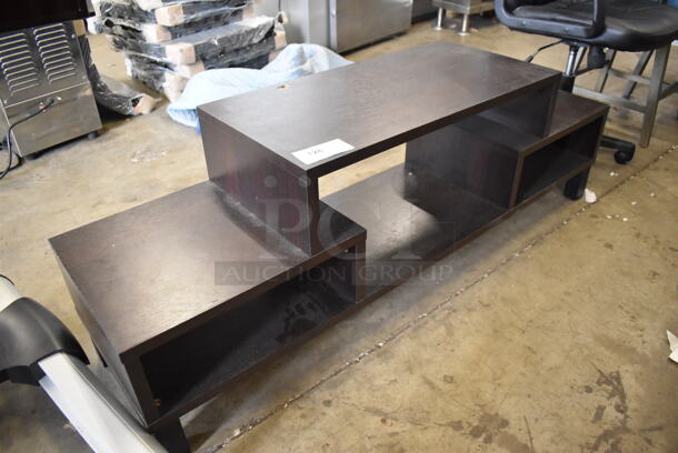 Wood Pattern TV Stand. 60x15.5x20 - Image 1 of 5