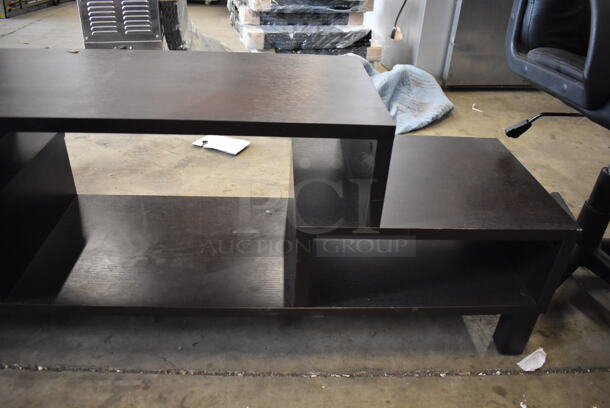 Wood Pattern TV Stand. 60x15.5x20 - Image 4 of 5