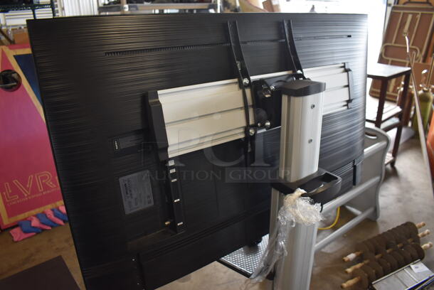 Samsung 50" 4K Smart LED Television on Cart. 120 Volts, 1 Phase. 44x32x55. Buyer Must Pick Up - We Will Not Ship This Item. Tested and Working! - Image 8 of 9