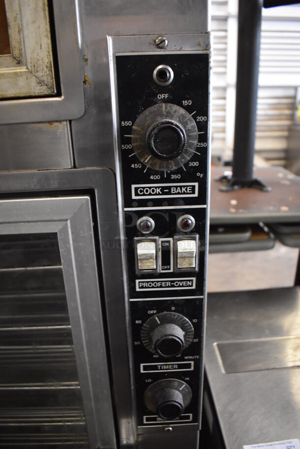 Nu Vu OP-2LPR Stainless Steel Commercial Floor Style Electric Powered Oven Proofer on Commercial Casters. 120/208 Volts. 35x25x82 - Image 5 of 8