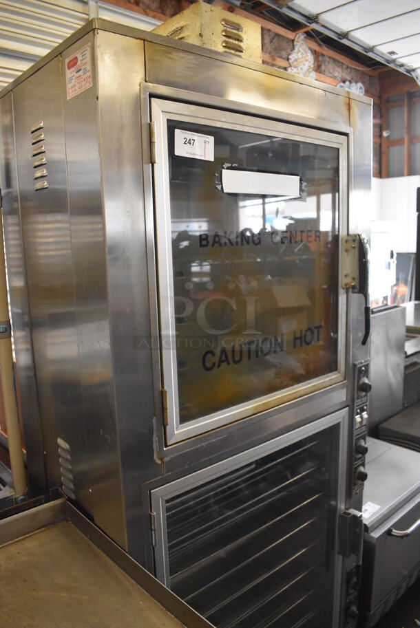 Nu Vu OP-2LPR Stainless Steel Commercial Floor Style Electric Powered Oven Proofer on Commercial Casters. 120/208 Volts. 35x25x82 - Image 8 of 8