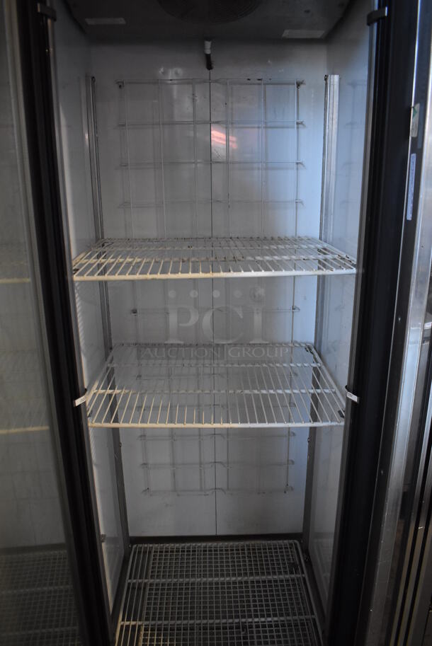 CustomCool GDF1R Stainless Steel Commercial Single Door Reach In Cooler. 115 Volts, 1 Phase. 32x32x80. Cannot Test Due To Cut Power Cord - Image 4 of 5