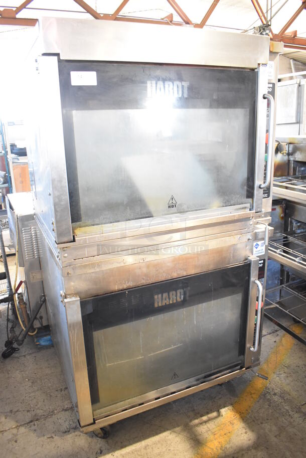 2 2012 Hardt Model Inferno 3500 Stainless Steel Commercial Natural Gas Powered Rotisserie Ovens on Commercial Casters. Each Oven Has a 40 Bird Capacity. 50x46x84. 2 Times Your Bid! - Image 2 of 11