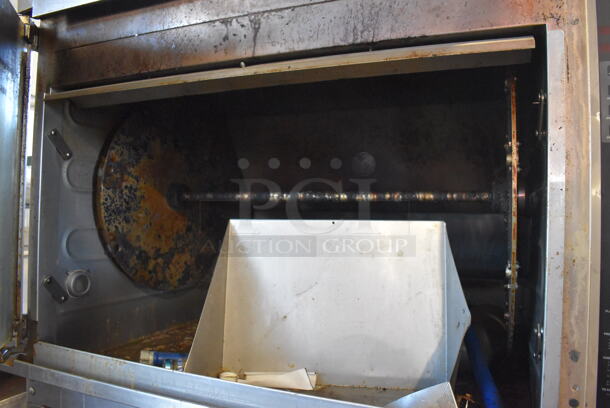 2 2012 Hardt Model Inferno 3500 Stainless Steel Commercial Natural Gas Powered Rotisserie Ovens on Commercial Casters. Each Oven Has a 40 Bird Capacity. 50x46x84. 2 Times Your Bid! - Image 4 of 11