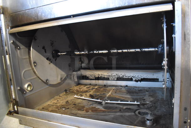 2 2012 Hardt Model Inferno 3500 Stainless Steel Commercial Natural Gas Powered Rotisserie Ovens on Commercial Casters. Each Oven Has a 40 Bird Capacity. 50x46x84. 2 Times Your Bid! - Image 8 of 11