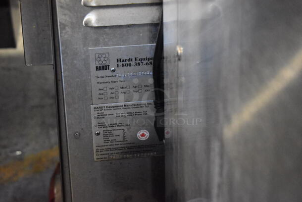 2 2012 Hardt Model Inferno 3500 Stainless Steel Commercial Natural Gas Powered Rotisserie Ovens on Commercial Casters. Each Oven Has a 40 Bird Capacity. 50x46x84. 2 Times Your Bid! - Image 11 of 11