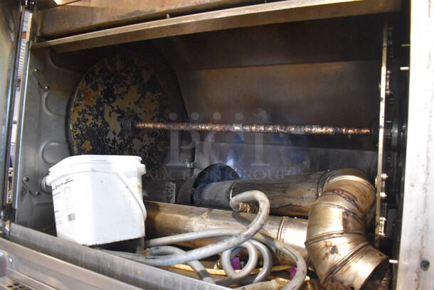 2 2013 Hardt Model Inferno 3500 Stainless Steel Commercial Natural Gas Powered Rotisserie Ovens on Commercial Casters. Each Oven Has a 40 Bird Capacity. 50x46x84. 2 Times Your Bid! - Image 5 of 9