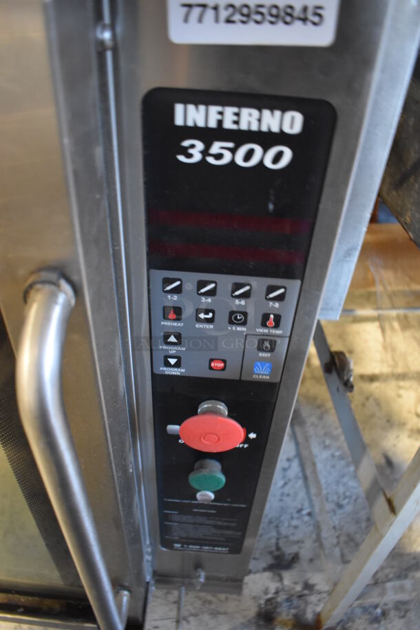 2 2013 Hardt Model Inferno 3500 Stainless Steel Commercial Natural Gas Powered Rotisserie Ovens on Commercial Casters. Each Oven Has a 40 Bird Capacity. 50x46x84. 2 Times Your Bid! - Image 7 of 9
