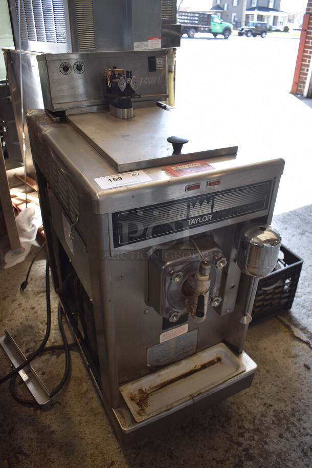 Taylor Stainless Steel Commercial Countertop Air Cooled Single Flavor Frozen Beverage Machine w/ Lancer LFS Liquid Fill System and Drink Mixing Attachment. 208-240 Volts, 3 Phase. 18x32x42 - Image 3 of 9