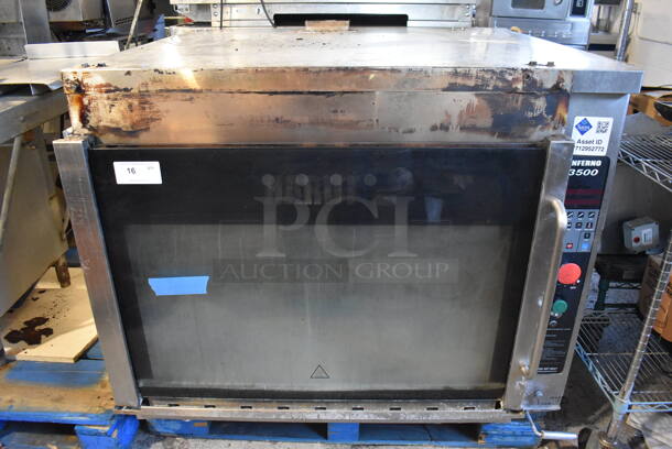 2013 Hardt Model Inferno 3500 Stainless Steel Commercial Natural Gas Powered Rotisserie Ovens. Each Oven Has a 40 Bird Capacity. 50x46x39 - Image 1 of 8