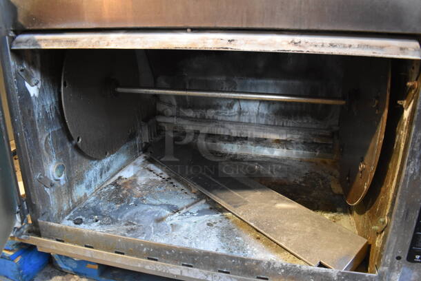2013 Hardt Model Inferno 3500 Stainless Steel Commercial Natural Gas Powered Rotisserie Ovens. Each Oven Has a 40 Bird Capacity. 50x46x39 - Image 4 of 8