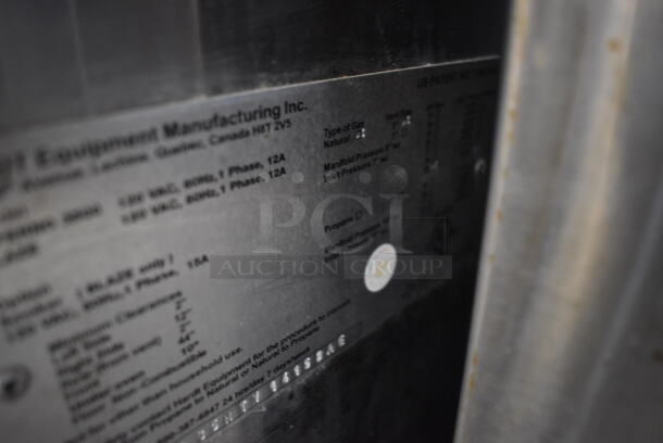 2013 Hardt Model Inferno 3500 Stainless Steel Commercial Natural Gas Powered Rotisserie Ovens. Each Oven Has a 40 Bird Capacity. 50x46x39 - Image 8 of 8