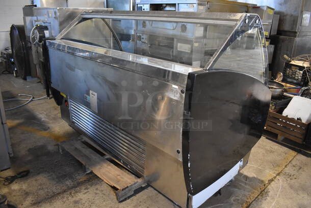 Carpigiani G12 Stainless Steel Commercial Floor Style 24 Pan Capacity Gelato Merchandiser Display Case. 208/230 Volts, 1 Phase. 85x46x55 - Image 5 of 8