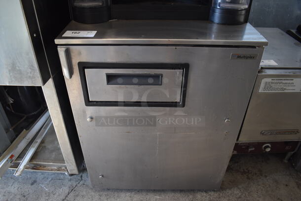 2016 Manitowoc Multiplex MB-8-1 Stainless Steel Commercial Blend In Cup Workstation on Single Door Undercounter Cooler on Commercial Casters. 115 Volts, 1 Phase. 26x34x71. Tested and Working! - Image 3 of 7