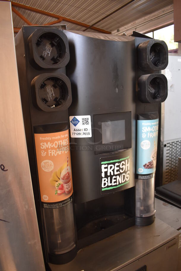 2016 Manitowoc Multiplex MB-8-1 Stainless Steel Commercial Blend In Cup Workstation on Single Door Undercounter Cooler on Commercial Casters. 115 Volts, 1 Phase. 26x34x71. Tested and Working! - Image 6 of 7