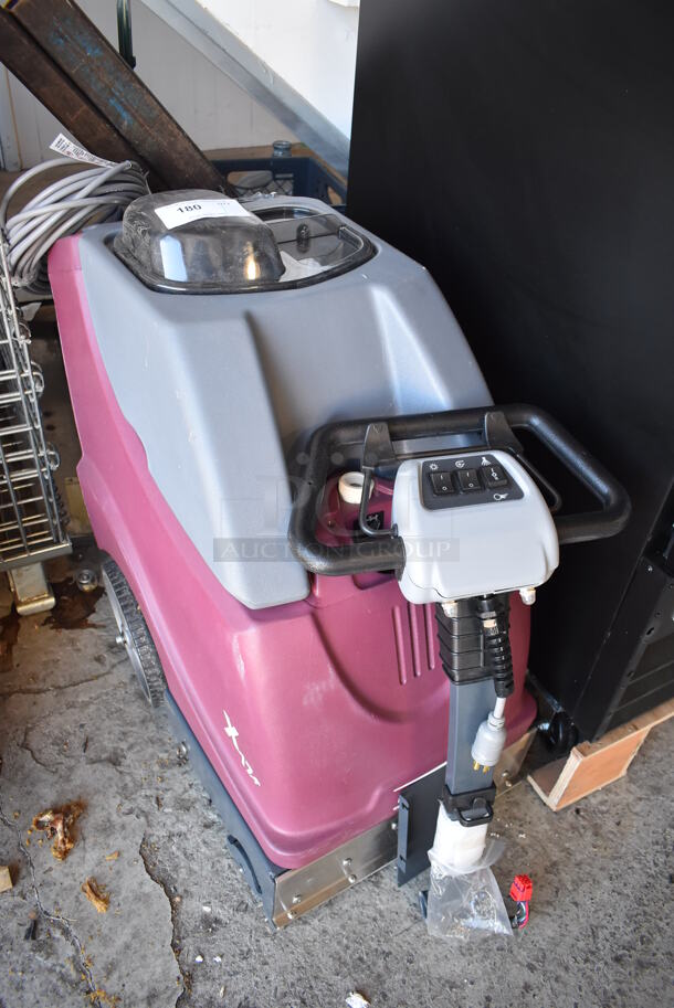 BRAND NEW SCRATCH AND DENT! Minuteman X17115HP X17 17" 100 PSI Corded Carpet Extractor Cleaning Machine. Front Top Plate is Cracked, Hose Holder Is Broken and Handle Isn't Mounted Due To a Missing Screw. 115 Volts, 1 Phase. 16x36x32. Tested and Working! - Image 2 of 11