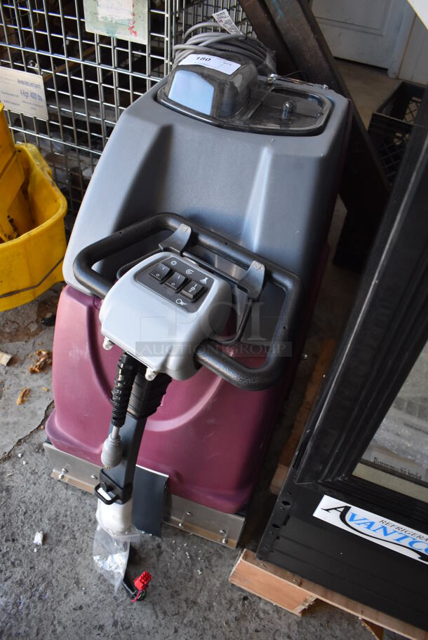 BRAND NEW SCRATCH AND DENT! Minuteman X17115HP X17 17" 100 PSI Corded Carpet Extractor Cleaning Machine. Front Top Plate is Cracked, Hose Holder Is Broken and Handle Isn't Mounted Due To a Missing Screw. 115 Volts, 1 Phase. 16x36x32. Tested and Working! - Image 3 of 11