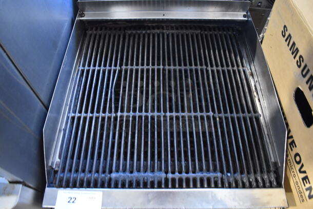 Rankin Delux 2123-C Stainless Steel Commercial Countertop Natural Gas Powered Charbroiler Grill. 30,000 BTU. 22x23x15 - Image 2 of 5
