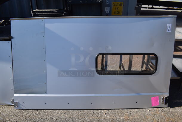BRAND NEW SCRATCH AND DENT! Curtron Service-Pro Series 20 Single Aluminum Swinging Traffic Door. 48x2.5x82.5