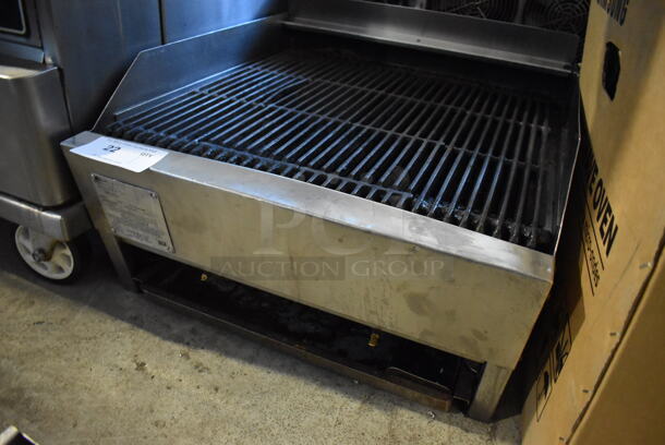 Rankin Delux 2123-C Stainless Steel Commercial Countertop Natural Gas Powered Charbroiler Grill. 30,000 BTU. 22x23x15 - Image 4 of 5
