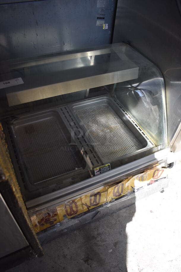 Stainless Steel Commercial Countertop Heated Display Case Merchandiser. 31x31x22. Tested and Working! - Image 2 of 5