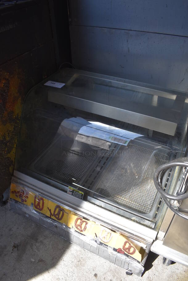 Stainless Steel Commercial Countertop Heated Display Case Merchandiser. 31x31x22. Tested and Working! - Image 3 of 5