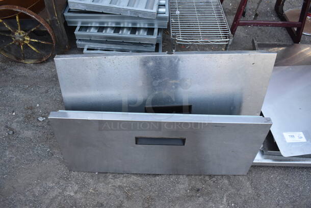 ALL ONE MONEY! Lot of Various Metal Items Including Panels and 2 Drawers - Image 3 of 4