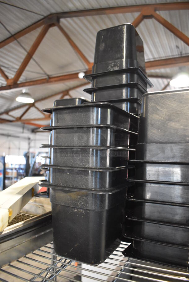 ALL ONE MONEY! Tier Lot of Various Items Including Black Poly Drop In Bins - Image 3 of 5
