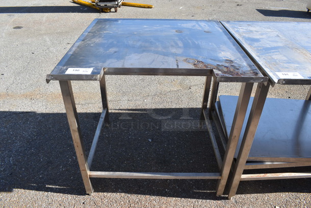 Stainless Steel Table. 33x34.5x36