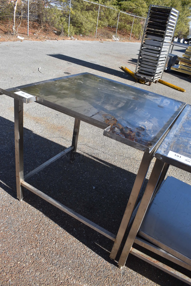 Stainless Steel Table. 33x34.5x36 - Image 3 of 4