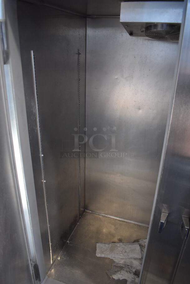 Continental 2FE Stainless Steel Commercial 2 Door Reach In Freezer on Commercial Casters. 115 Volts, 1 Phase. 54x36x82. Tested and Working! - Image 3 of 6