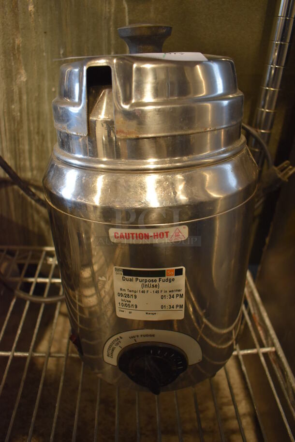Server FSP Stainless Steel Commercial Countertop Soup Warmer Base. 120 Volts, 1 Phase. 8x8x13. Tested and Working! - Image 1 of 4