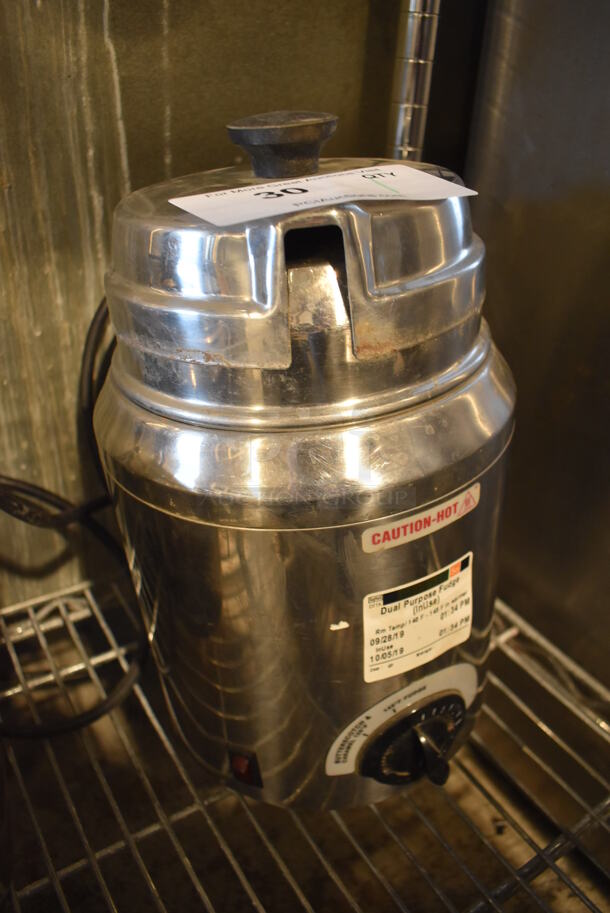 Server FSP Stainless Steel Commercial Countertop Soup Warmer Base. 120 Volts, 1 Phase. 8x8x13. Tested and Working! - Image 2 of 4