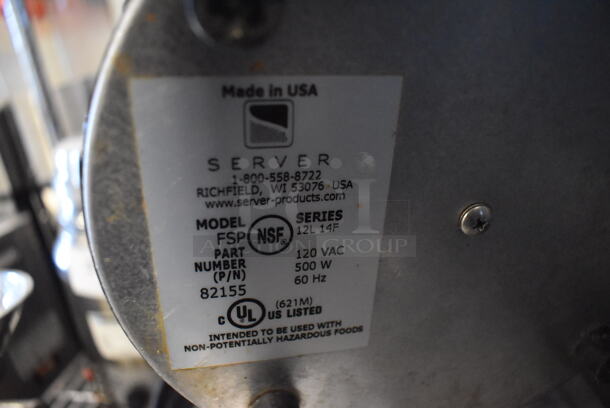Server FSP Stainless Steel Commercial Countertop Soup Warmer Base. 120 Volts, 1 Phase. 8x8x13. Tested and Working! - Image 4 of 4