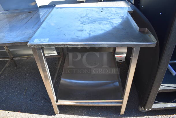 Stainless Steel Table. 34x34.5x36