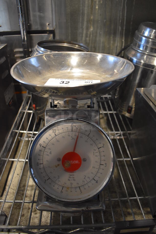 Taylor Metal Countertop Food Portioning Scale. 8x9x10 - Image 1 of 4