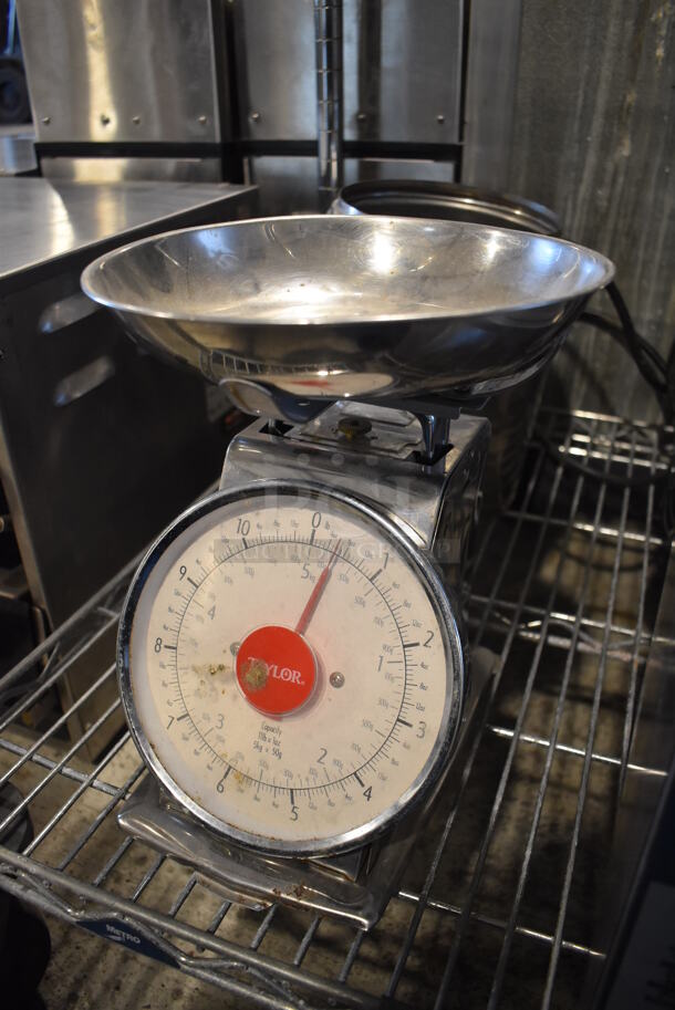 Taylor Metal Countertop Food Portioning Scale. 8x9x10 - Image 2 of 4