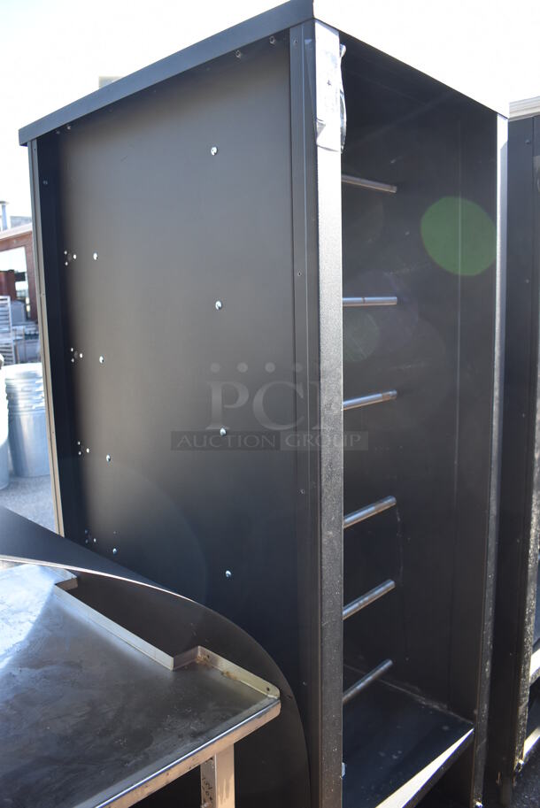 Lakeside Metal Commercial Bakery Pastry Bagel Donut Transport Display Rack on Commercial Casters. 27x34x76 - Image 4 of 4