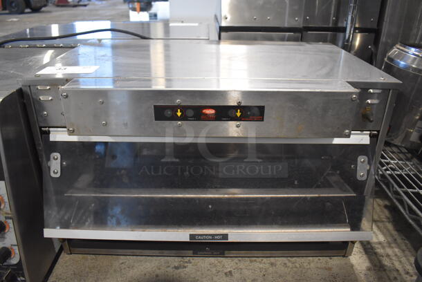 Hatco Glo Ray Stainless Steel Commercial Countertop Warming Holding Cabinet. 115 Volts, 1 Phase. 26x17x16.5. Tested and Working! - Image 1 of 5