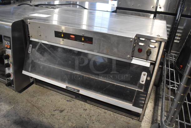 Hatco Glo Ray Stainless Steel Commercial Countertop Warming Holding Cabinet. 115 Volts, 1 Phase. 26x17x16.5. Tested and Working! - Image 2 of 5