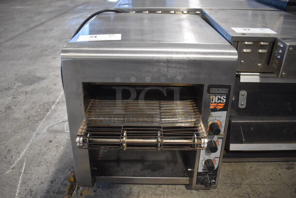 Holman QCS-2-800 Stainless Steel Commercial Countertop Electric Powered Oven. 208 Volts, 1 Phase. 15x21x16