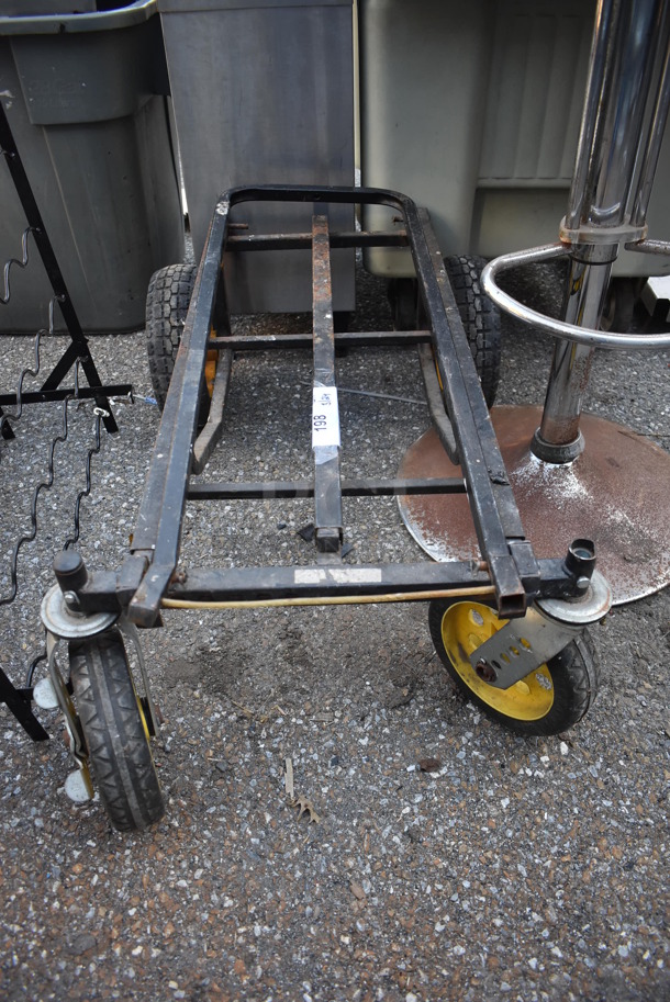 Metal Folding Cart. 22x34x14 - Image 2 of 4