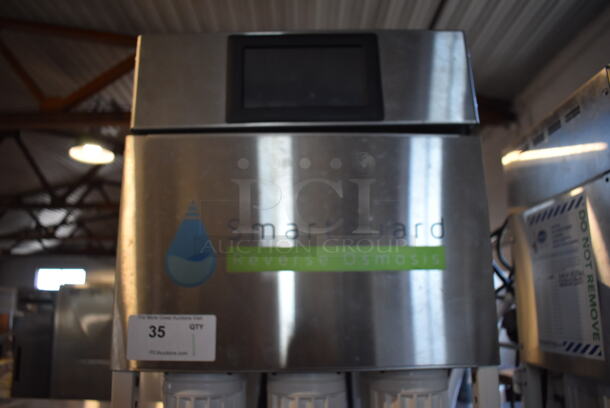 Smart Guard Stainless Steel Commercial Floor Style Reverse Osmosis System. 208-230/440-480 Volts, 3 Phase. 24.5x24.5x83 - Image 3 of 7