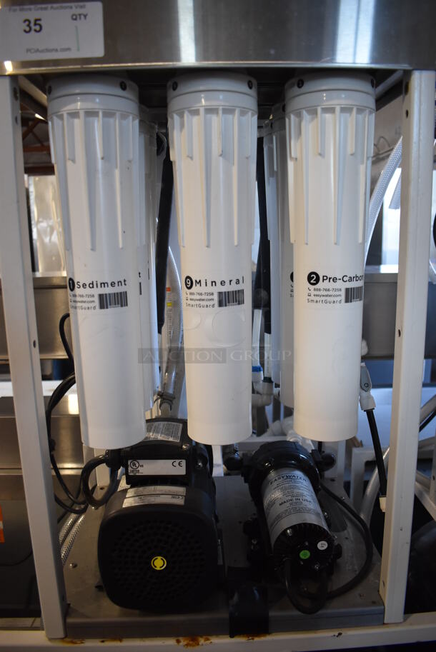 Smart Guard Stainless Steel Commercial Floor Style Reverse Osmosis System. 208-230/440-480 Volts, 3 Phase. 24.5x24.5x83 - Image 4 of 7