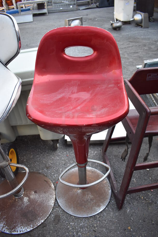 3 Various Items; 2 Chairs and 1 Wooden High Chair. Includes 18x19x44. 3 Times Your Bid! - Image 3 of 4