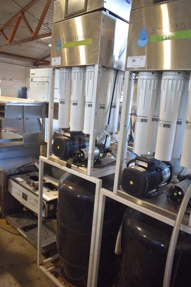 Smart Guard Stainless Steel Commercial Floor Style Reverse Osmosis System. 208-230/440-480 Volts, 3 Phase. 24.5x24.5x83 - Image 7 of 7