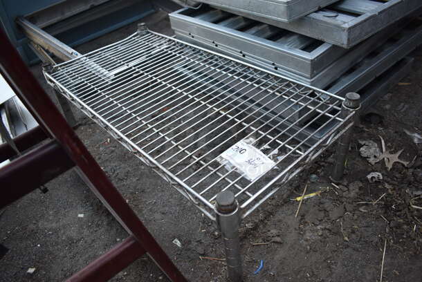 Chrome Finish Wire Dunnage Rack. 14x30x8 - Image 2 of 3
