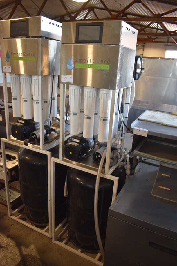 Smart Guard Stainless Steel Commercial Floor Style Reverse Osmosis System. 208-230/440-480 Volts, 3 Phase. 24.5x24.5x81 - Image 2 of 7